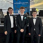 v.l.n.r.: Lukas Schinner, Mattias Friedel und Johannes Jüptner